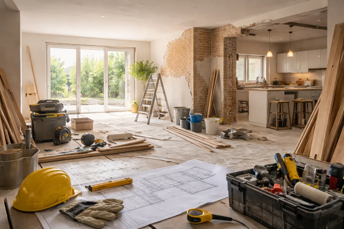 Combien coûte la rénovation d'une maison de 100 m² ?